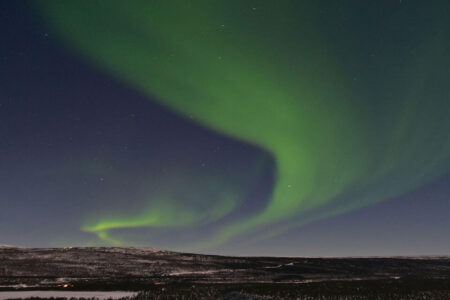 Northern Lights from the ‘Final Frontier’