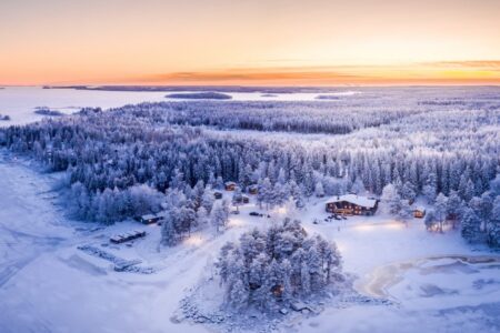 A Birthday Beneath the Northern Lights in Swedish Lapland
