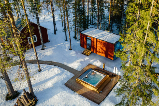 Loggers Lodge | Luxury Glass Cabin in Sweden | Luxury Spa Holiday in Sweden | Travel with Off The Map Travel