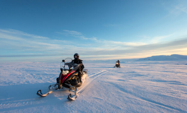 Snowmobiing Iceland