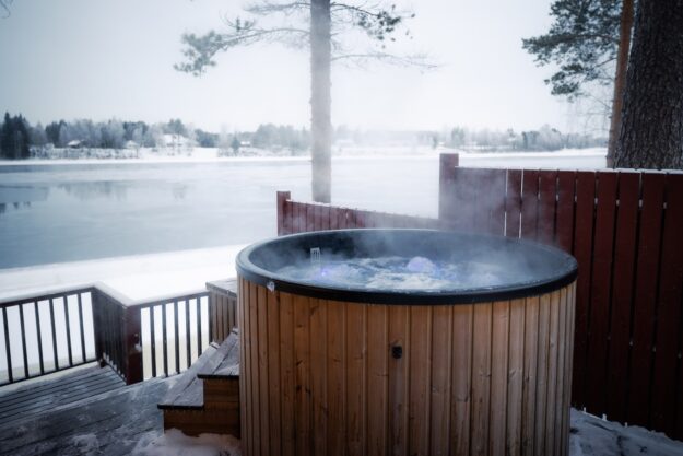 Outside Hot Tub at Aino Private Island - Finland