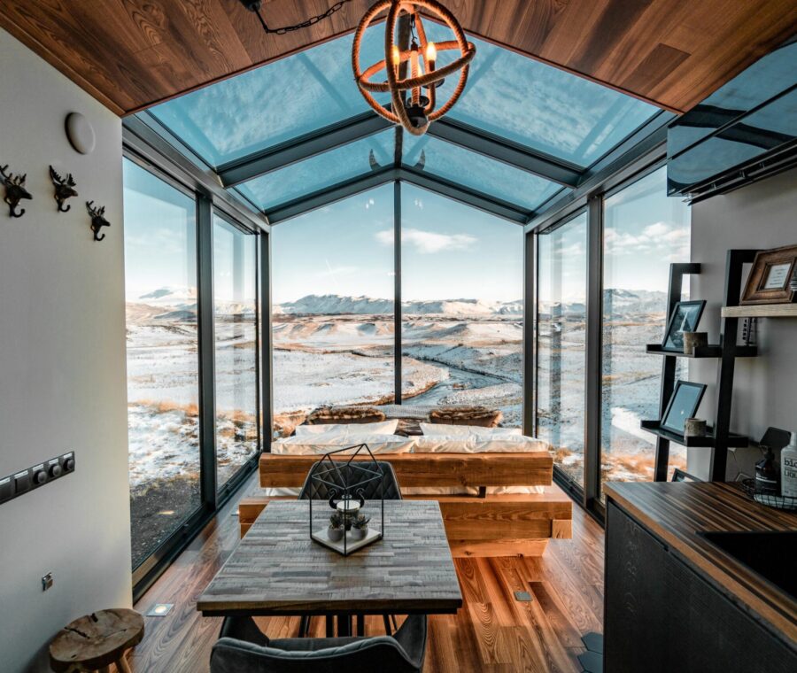 Panorama Glass Lodge in Iceland