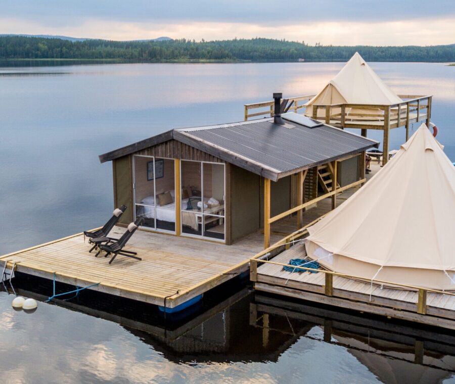 Floating Safari Camp | Swedish Lapland | Travel with Off The Map
